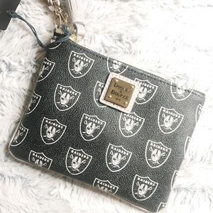 Dooney and Bourne Raiders Grey Wristlet